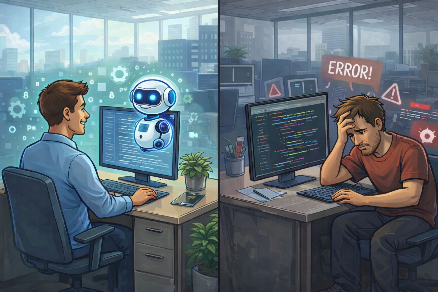 AI can help or hinder